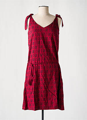 Rochie midi roșu COTON DU MONDE femeie