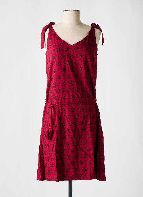 Rochie midi roșu COTON DU MONDE femeie