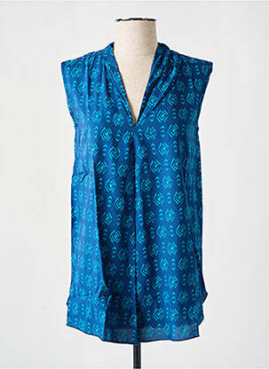 Bluză albastru COTON DU MONDE femeie