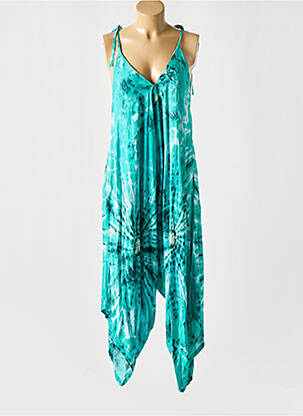 Salopetă-pantalon albastru COTON DU MONDE femeie