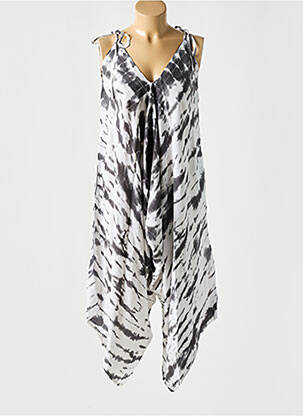 Salopetă-pantalon gri COTON DU MONDE femeie