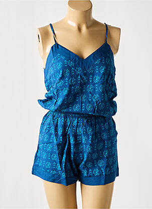 Salopetă scurtă albastru COTON DU MONDE femeie