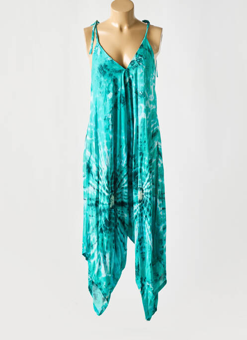 Salopetă-pantalon albastru COTON DU MONDE femeie