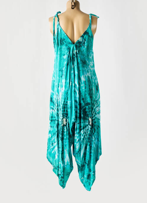 Salopetă-pantalon albastru COTON DU MONDE femeie