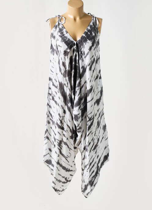 Salopetă-pantalon gri COTON DU MONDE femeie