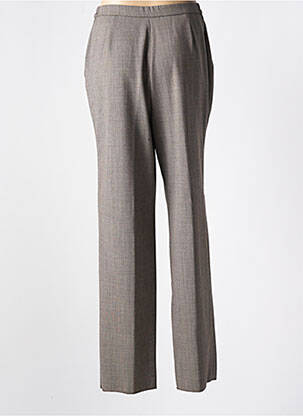 Pantalon drept talie elastică gri KARTING femeie