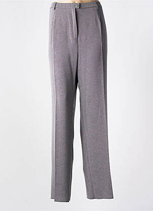Pantalon drept talie elastică gri KARTING femeie