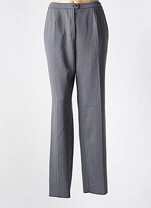Pantalon drept talie elastică gri KARTING femeie