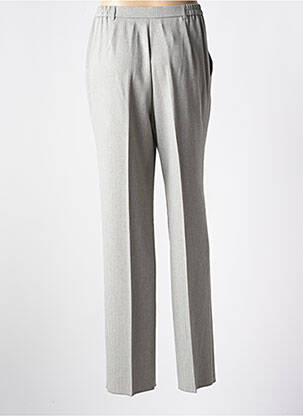 Pantalon drept talie elastică gri KARTING femeie