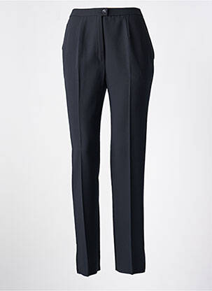 Pantalon drept talie elastică albastru KARTING femeie