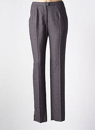 Pantalon drept talie elastică gri KARTING femeie