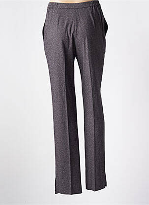 Pantalon drept talie elastică gri KARTING femeie