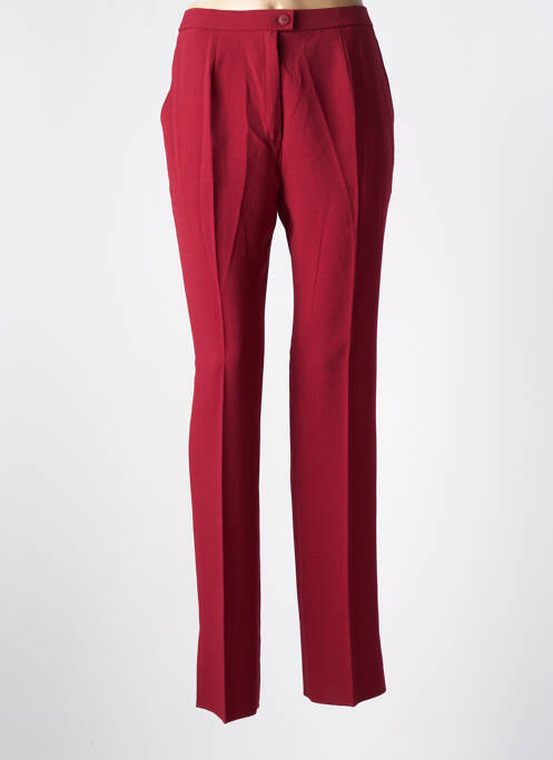 Pantalon drept roșu KARTING femeie