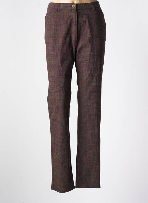 Pantalon drept maro KARTING femeie