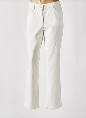 Pantalon slim bej BARBARA LEBEK femeie