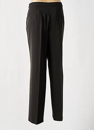 Pantalon drept țesătură crep mărime normală maro FRANK EDEN femeie