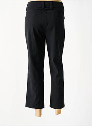 Pantalon 7/8 talie cu cleme mărime normală negru GARDEUR femeie