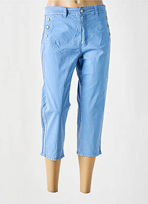 Pantalon trei sferturi albastru ANNA MONTANA femeie