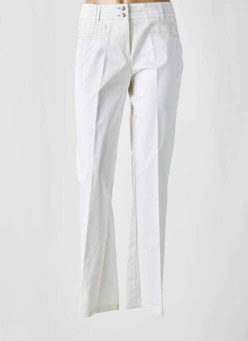 Pantalon drept bej PAUSE CAFE femeie