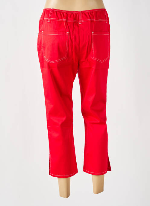 Pantalon trei sferturi roșu PAUSE CAFE femeie