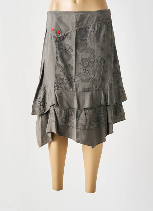 Fustă midi gri FIGURE LIBRE femeie