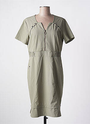 Rochie scurtă mâneci scurte mâneci scurte verde GRIFFON femeie
