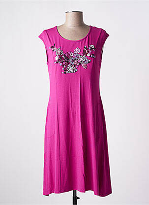 Rochie midi roz VANIA femeie