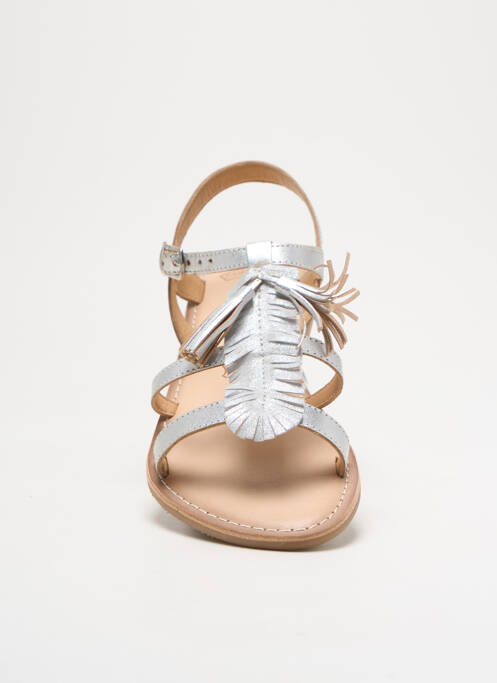 Sandale/Pantofi decupați argintiu LILYBELLULE femeie