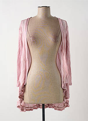 Vestă cu mâneci lungi roz MULTIPLES femeie