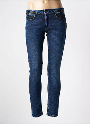 Blugi skinny elasticitate talie joasă albastru SALSA femeie