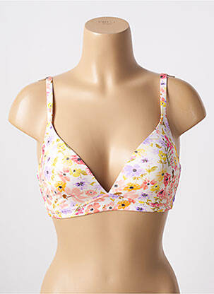 Sutien efect material satinat top sutien modelat bej ESPRIT femeie