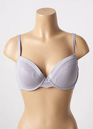 Sutien efect material satinat top sutien modelat violet ESPRIT femeie