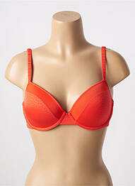 Sutien efect material satinat top sutien modelat portocaliu ESPRIT femme