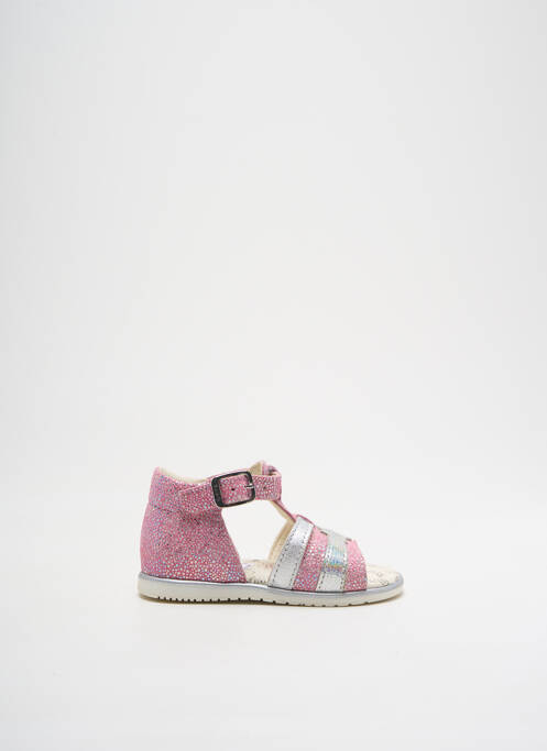 Sandale/Pantofi decupați roz BOPY fată