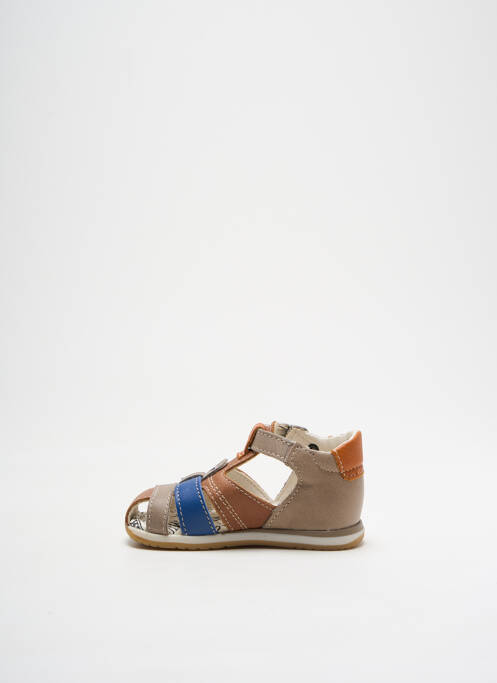 Sandale/Pantofi decupați maro BOPY băiat