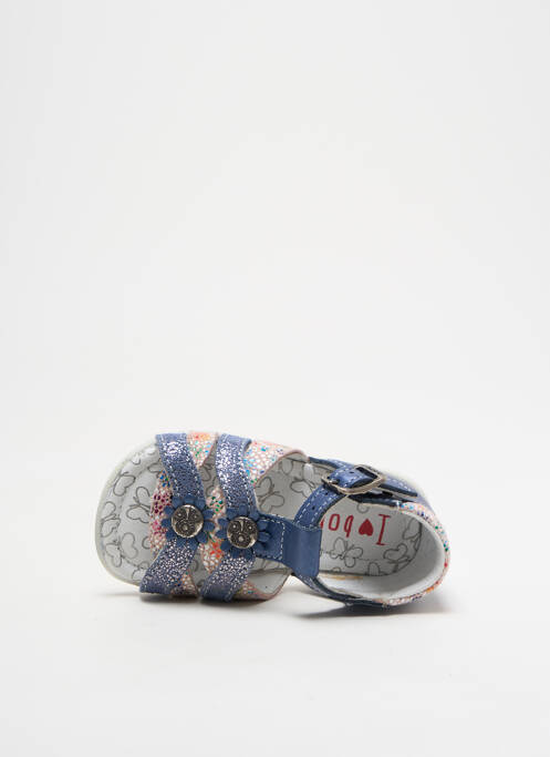 Sandale/Pantofi decupați albastru BOPY fată