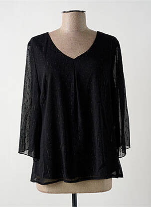 Tricou mâneci 3/4 mâneci 3/4 negru MULTIPLES femeie
