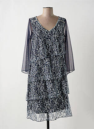 Rochie midi albastru MULTIPLES femeie