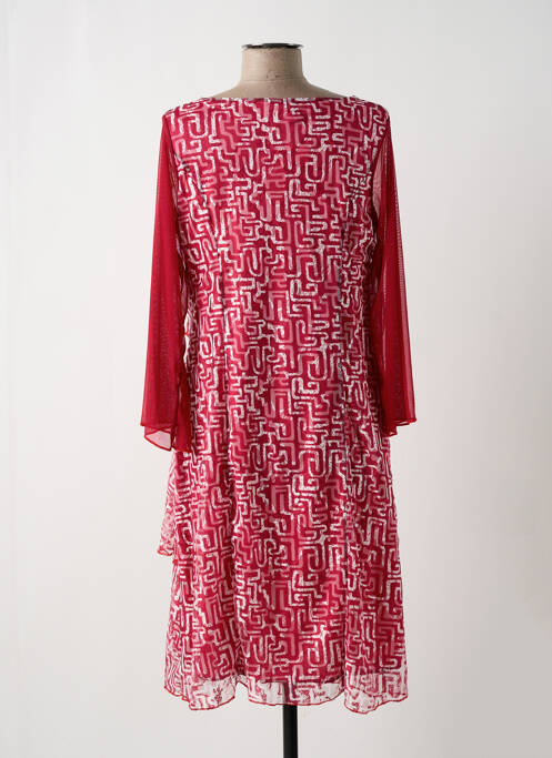 Rochie midi roșu MULTIPLES femeie