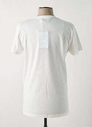 Tricou croială dreaptă mâneci scurte alb BASK IN THE SUN bărbat