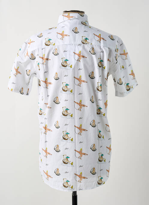 Cămașă cu mâneci scurte alb BASK IN THE SUN bărbat