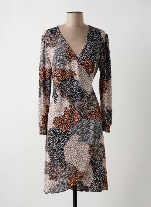 Rochie midi maro MULTIPLES femeie