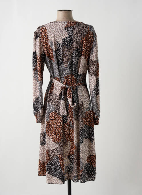 Rochie midi maro MULTIPLES femeie