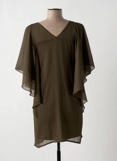 Tunică mâneci scurte verde MULTIPLES femeie