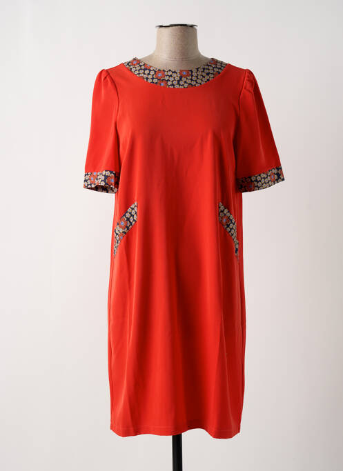 Rochie scurtă portocaliu MULTIPLES femeie