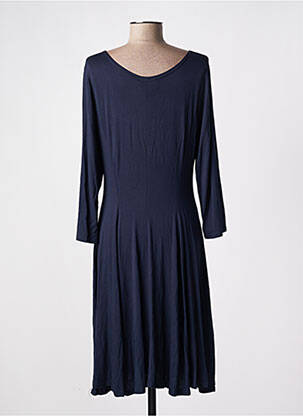 Rochie midi mâneci lungi mâneci lungi albastru MULTIPLES femeie