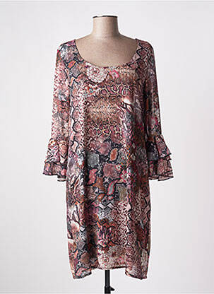 Rochie midi maro MULTIPLES femeie