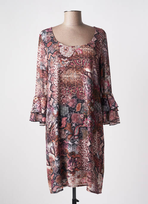 Rochie midi maro MULTIPLES femeie