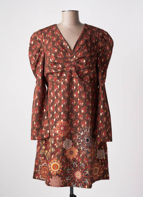 Rochie scurtă portocaliu MULTIPLES femeie