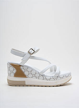 Sandale/Pantofi decupați alb NERO GIARDINI femeie